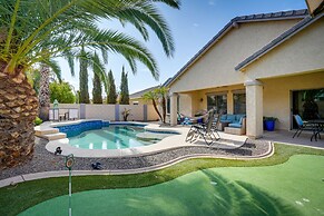 Luxe Surprise Home: Pool, Putting Green & Hot Tub!