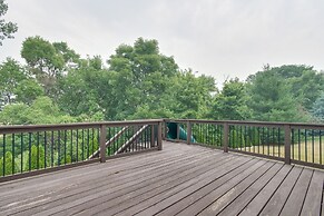 Prime Peoria Retreat w/ Deck & Fireplace!