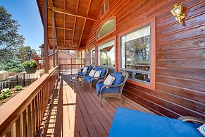 Fire Pit & Views: Falconcrest Cottage in Payson!
