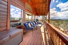 Fire Pit & Views: Falconcrest Cottage in Payson!