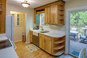 Furnished Deck: Secluded Arnold Cabin Rental!