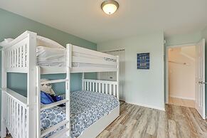 Walk to Surf City Beach: Ocean-view Home w/ Decks!