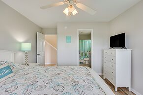 Walk to Surf City Beach: Ocean-view Home w/ Decks!