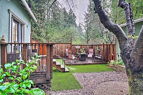 California Cottage < 4 Mi to Redwood Hiking Trails
