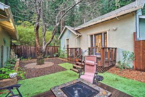 California Cottage < 4 Mi to Redwood Hiking Trails