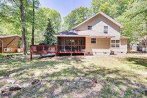 Deck & Screened Porch: Pocono Lake Vacation Rental