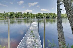 Spacious Cabin w/ Private Dock on Thompson Lake