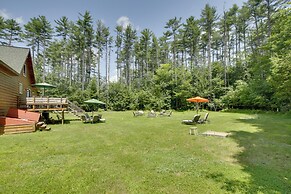 Spacious Cabin w/ Private Dock on Thompson Lake