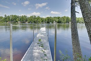 Spacious Cabin w/ Private Dock on Thompson Lake