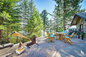 Private Beach at Waterfront Harstine Island Escape