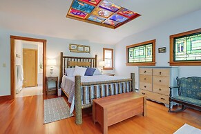 Yard & Fire Pit: Unique Cape Cod Home in Brewster