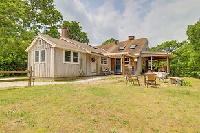 Yard & Fire Pit: Unique Cape Cod Home in Brewster
