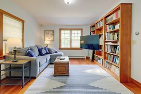 Yard & Fire Pit: Unique Cape Cod Home in Brewster