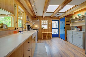 Yard & Fire Pit: Unique Cape Cod Home in Brewster