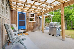 Yard & Fire Pit: Unique Cape Cod Home in Brewster