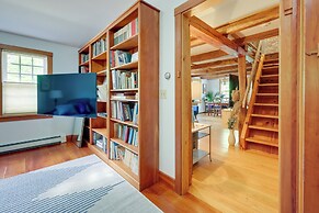 Yard & Fire Pit: Unique Cape Cod Home in Brewster