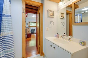 Yard & Fire Pit: Unique Cape Cod Home in Brewster