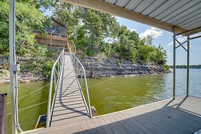 Private Boat Slip & Dock: Lakefront Grove Retreat!