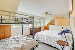 Waterfront Gray Home w/ Furnished Deck & Fire Pit!