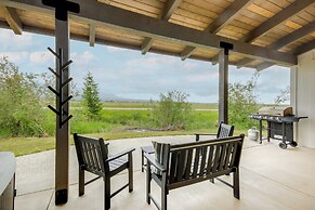 Hot Tub & Deck at Red Lodge Retreat