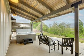 Hot Tub & Deck at Red Lodge Retreat