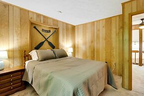 Woodsy Big Bass Lake Hideaway w/ Fire Pit + Deck!