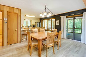 Woodsy Big Bass Lake Hideaway w/ Fire Pit + Deck!