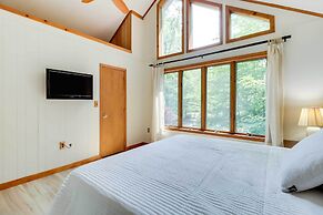 Woodsy Big Bass Lake Hideaway w/ Fire Pit + Deck!