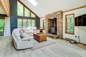 Woodsy Big Bass Lake Hideaway w/ Fire Pit + Deck!