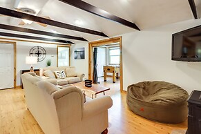 Walk to Beaches: Tree-lined Pocono Lake Retreat!