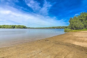 Walk to Beaches: Tree-lined Pocono Lake Retreat!