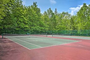 Walk to Beaches: Tree-lined Pocono Lake Retreat!