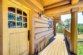 Log Cabin on Private 45-acre Ranch in Florissant!