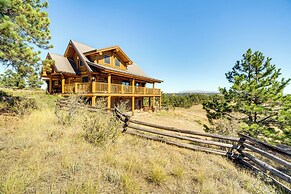 Log Cabin on Private 45-acre Ranch in Florissant!