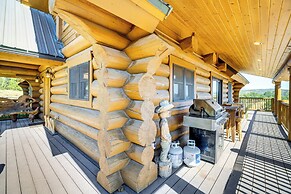 Log Cabin on Private 45-acre Ranch in Florissant!