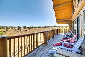 Log Cabin on Private 45-acre Ranch in Florissant!