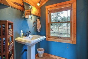 Log Cabin on Private 45-acre Ranch in Florissant!