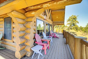 Log Cabin on Private 45-acre Ranch in Florissant!