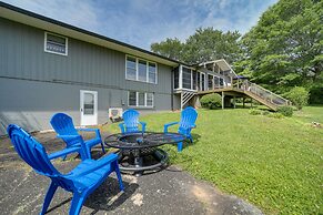 Centrally Located Brevard Home w/ Deck & Fire Pit!