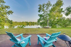 Lakefront Birchwood House w/ Deck + Fire Pit!