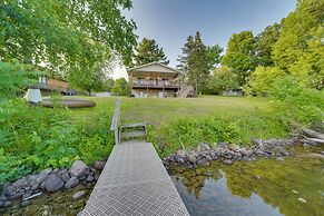 Lakefront Birchwood House w/ Deck + Fire Pit!