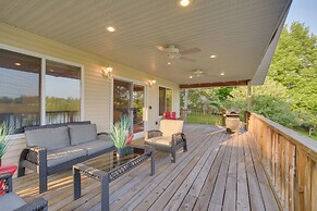 Lakefront Birchwood House w/ Deck + Fire Pit!