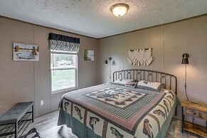 Rural Mt Olive Cabin Rental w/ White River View!