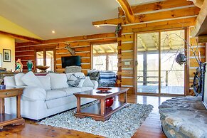 Mountain View & Fire Pit: Rustic Marshall Getaway!