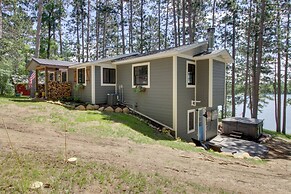 Lakefront Nevis Cabin Escape w/ Hot Tub!