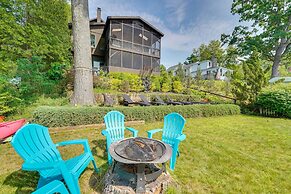 Queensbury Lakefront Home: Screened Porch & Views!