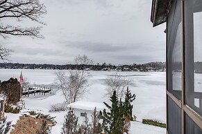 Queensbury Lakefront Home: Screened Porch & Views!