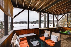 Queensbury Lakefront Home: Screened Porch & Views!