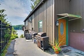 Queensbury Lakefront Home: Screened Porch & Views!