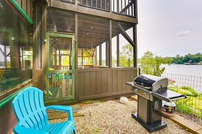 Queensbury Lakefront Home: Screened Porch & Views!